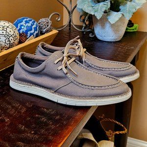 Collection By Clarks Men's Forge Run Olive Canvas Casual Shoes, Size 9.5